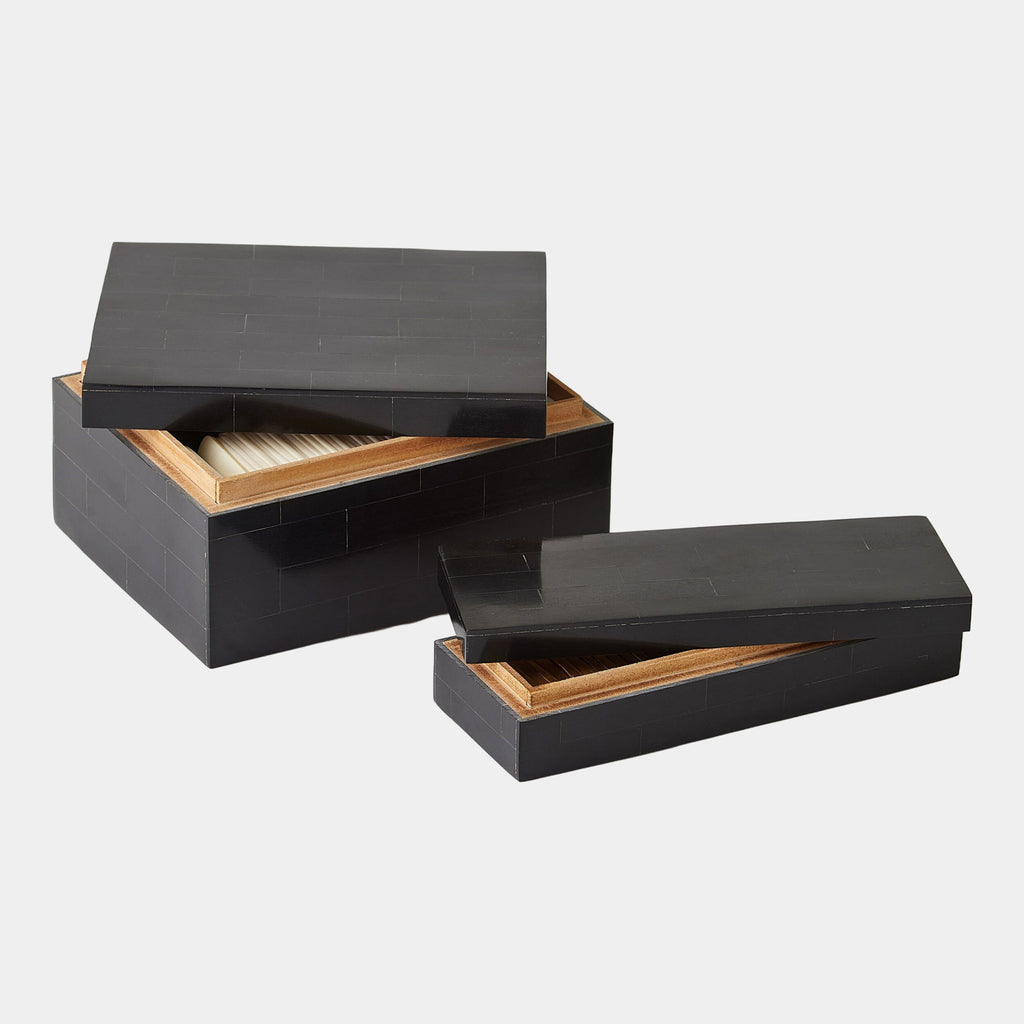 Tatanka Boxed Bone Card Set - Black