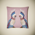 Parrots Beaded Pillow