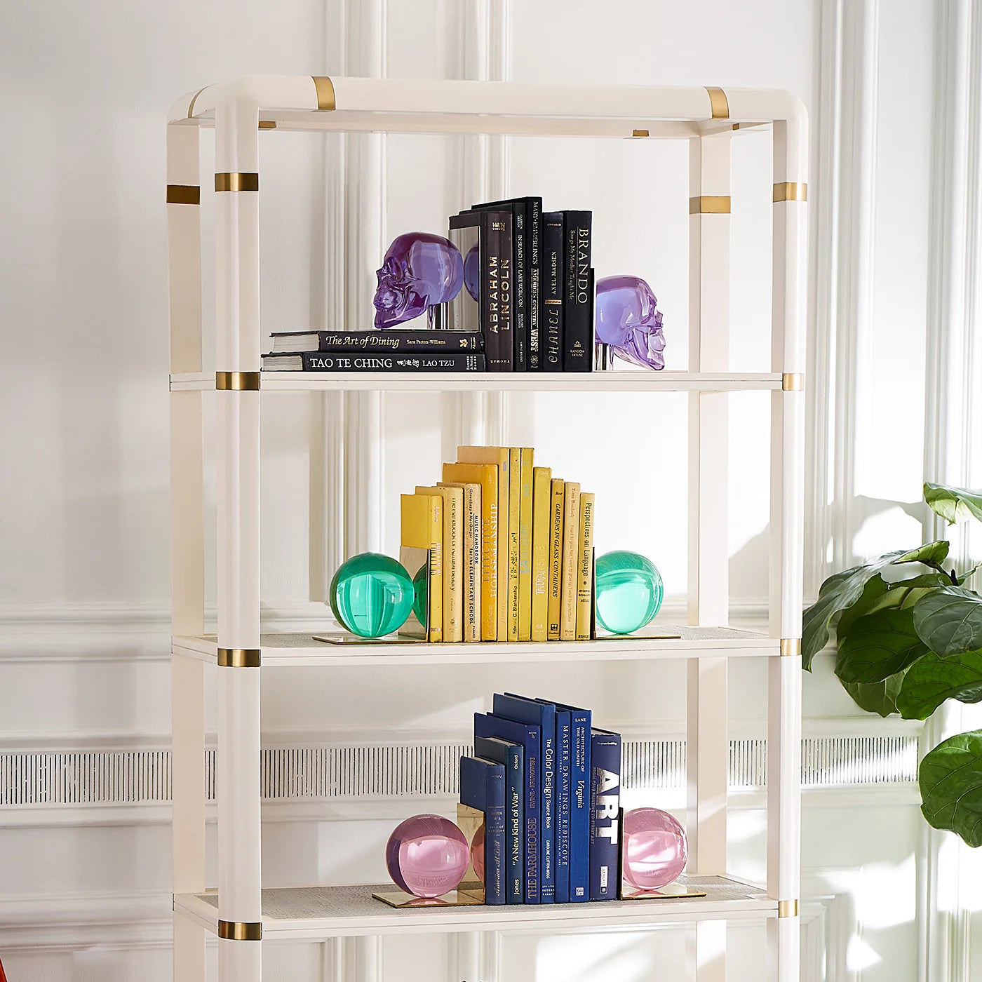 Skull Bookends