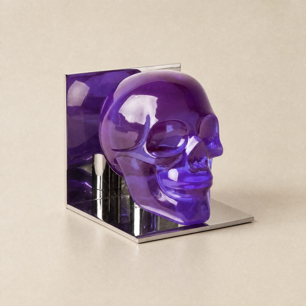 Skull Bookends
