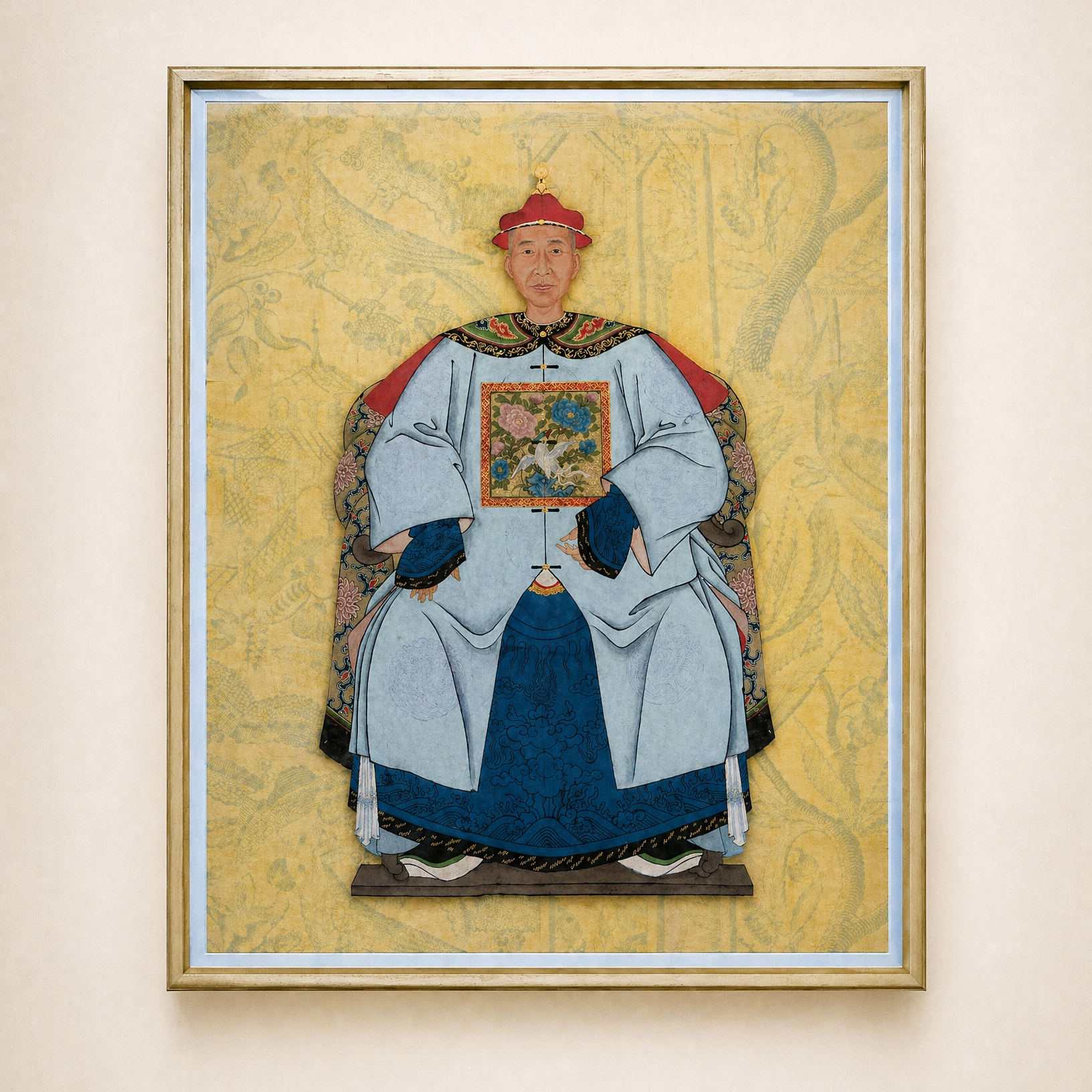 Decorated Chinese Emperor Artwork