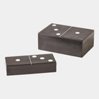Barnes Small Dominoes Box - Black